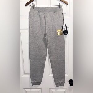 NWT True Religion Joggers Sweat Pants Grey Gold Foil Logo Kids Size Medium NEW